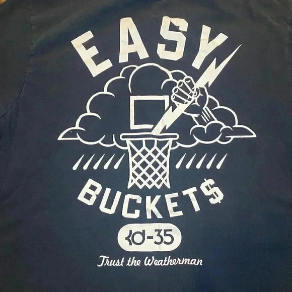 Mens Nike Black Kevin Durant Tee - M - Picture 5 of 6